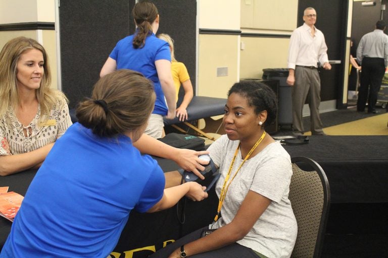 Students can get a free flu shot at the Healthy Knights Expo.