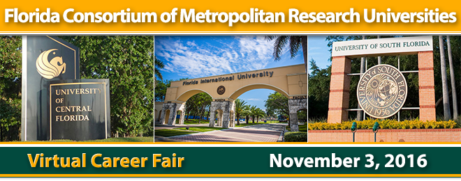 Florida Consortium of Metropolitan Research Universities Virtual Career Fair