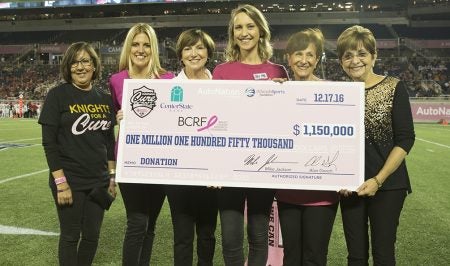 Cure Bowl 2016 Raises $1.15 Million For Breast Cancer, Including $250,000 For UCF