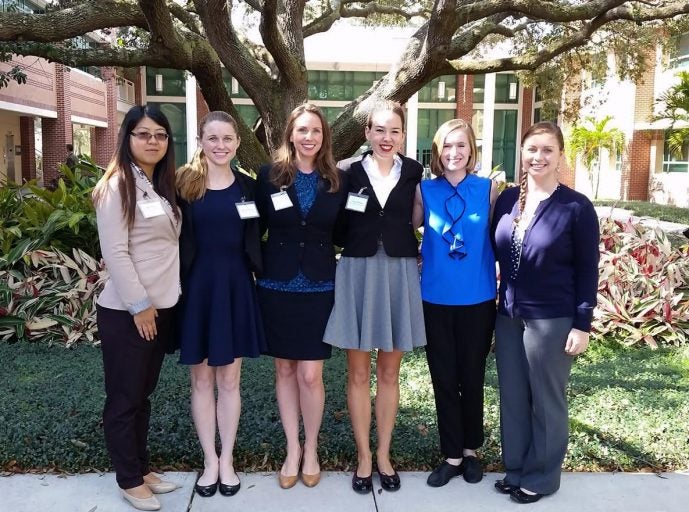 UCF staff and students at the 2017 Florida International Summit at USF in Tampa, Florida