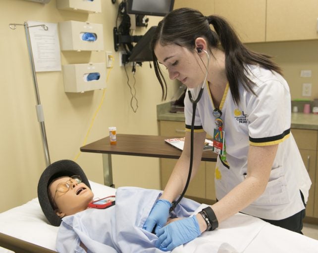 UCF Nursing Students Use Simulations to Care for Transgender Patients