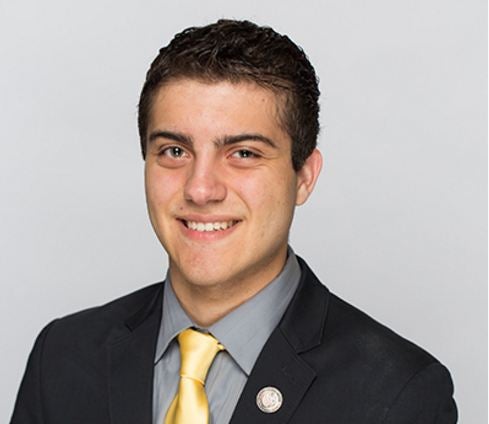 Biomedical Sciences major Andrew Aboujaoude has been named a Newman Civic Fellow.