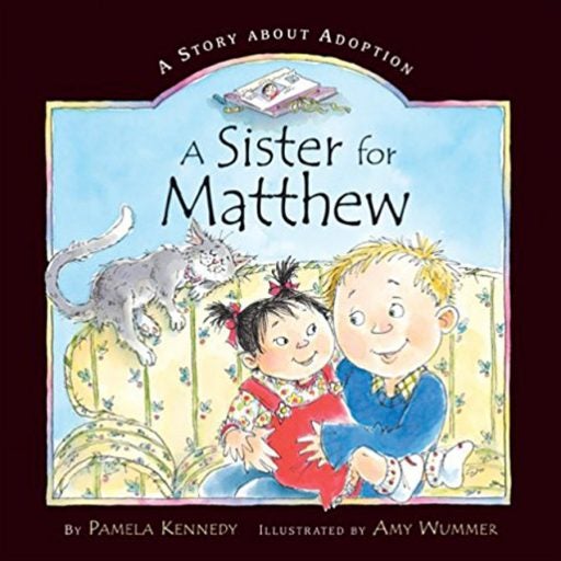 book cover: a sister for matthew