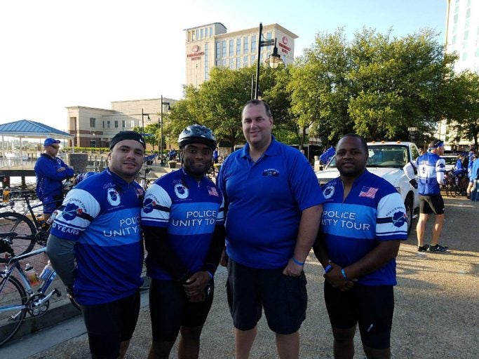 Ofc. Gonzalez, Ofc. Thompson, Cpl. Elliot and Ofc. Alexander represented UCFPD in the Police Unity Tour, which brings awareness to heroes who have made the ultimate sacrifice while protecting their communities.