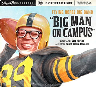 big man on campus cover with old school football player