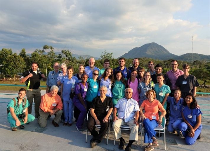 UCF Medical Team poses for picture in Peru