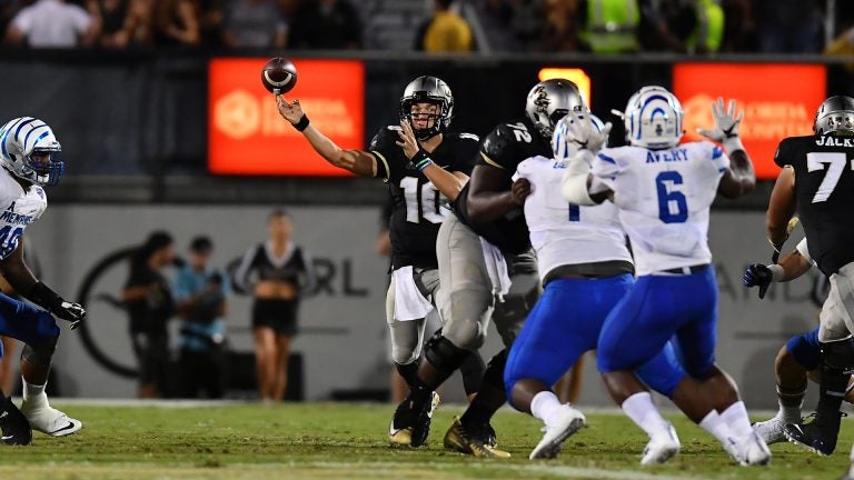 UCF quarterback McKenzie Milton