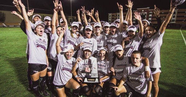 Women's Soccer Clinches Regular Season American Conference Title