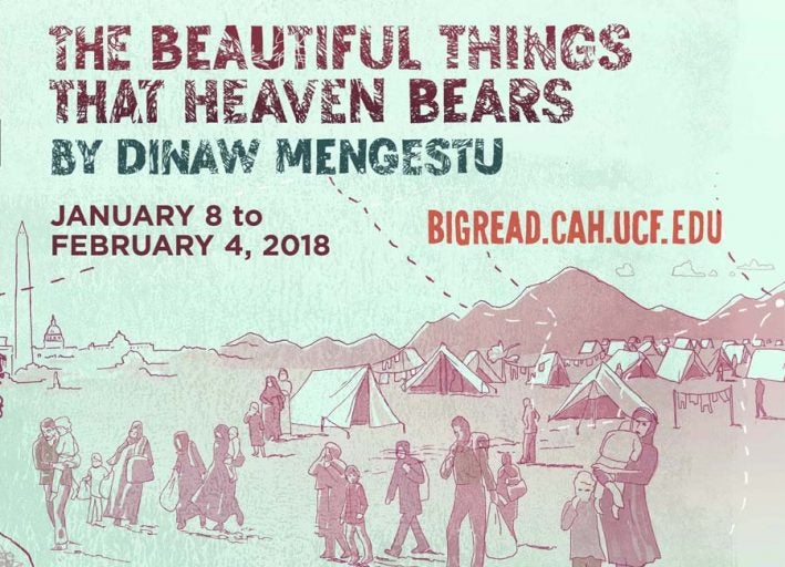 big read banner that says the beautiful things that heaven bears