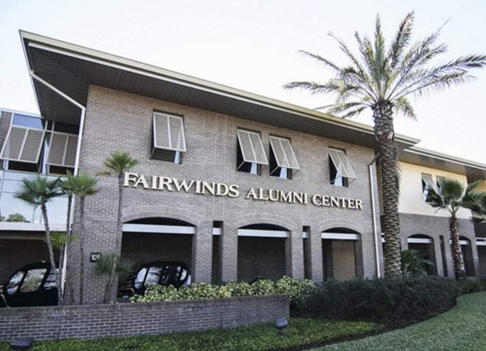 Exterior of the FAIRWINDS Alumni Center