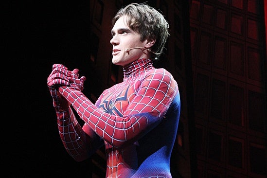 Justin Sargent in Spider-Man costume
