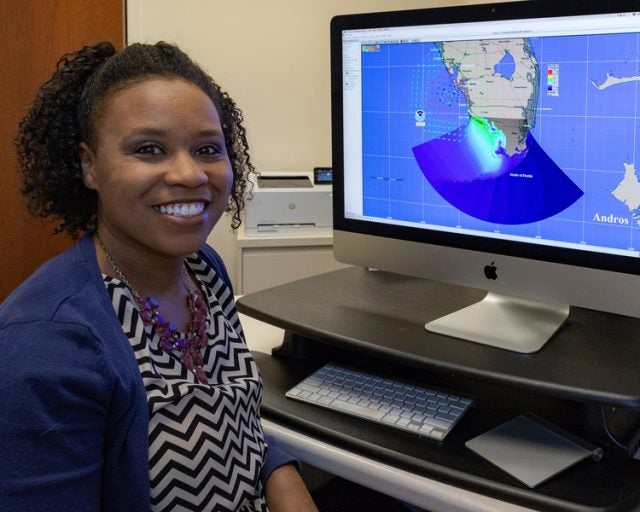 UCF engineering Assistant Professor Talea Mayo will showcase her work about coastal flooding today during the Coalition for National Science Funding’s 24th annual Capitol Hill Exhibition in Washington, D.C.