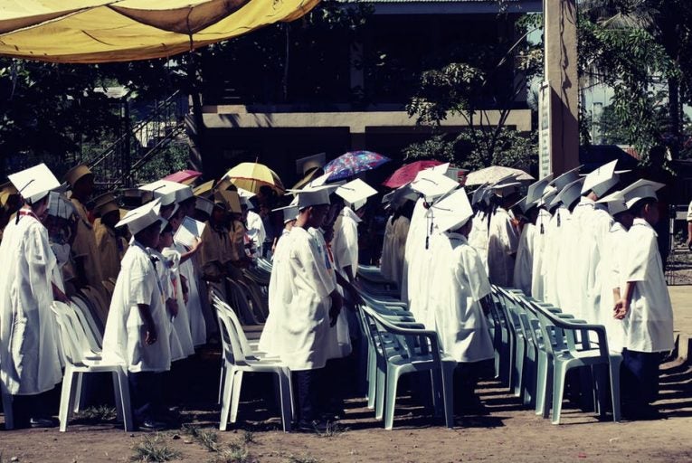 graduates at program