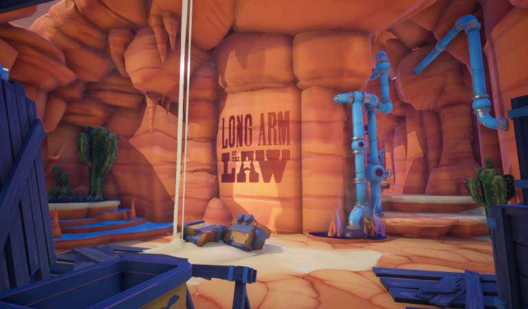 screen shot of the Long Arm of the Law video game