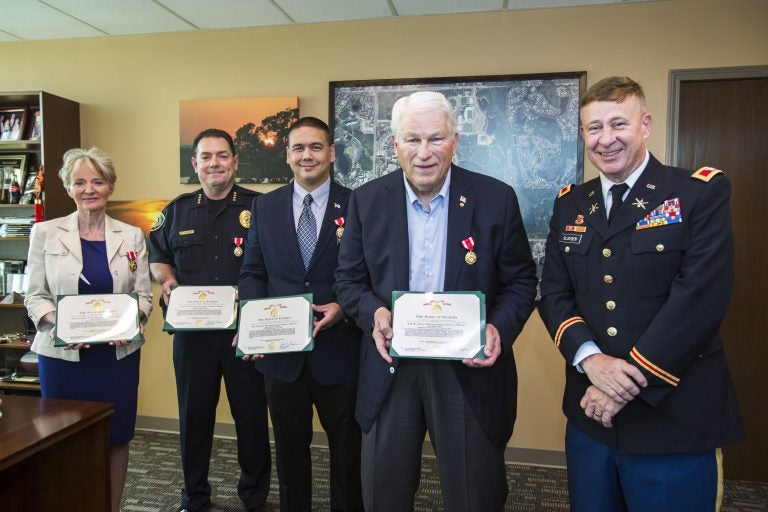 Florida National Guard Awards Distinguished Service Medals to UCF Leaders