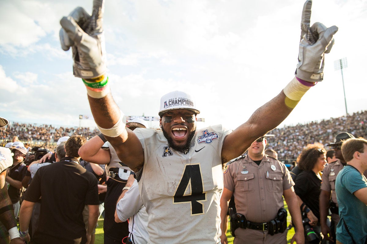 photo of ucf football player Taj McGowan