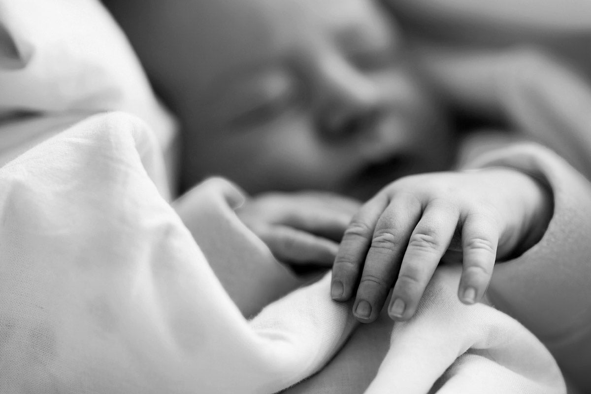 Photo of baby in blanket