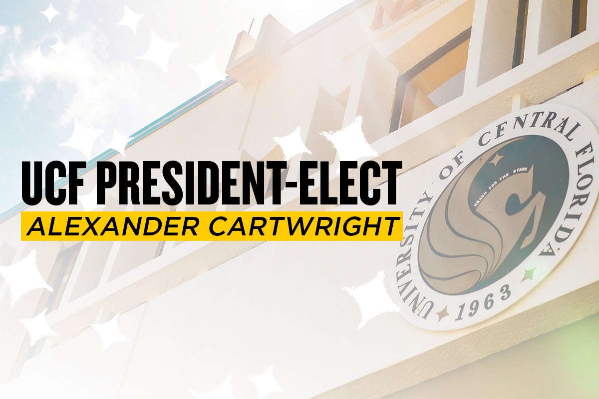 "UCF President-Elect Alexander Cartwright"