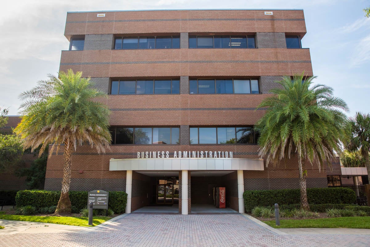 business administration building on campus