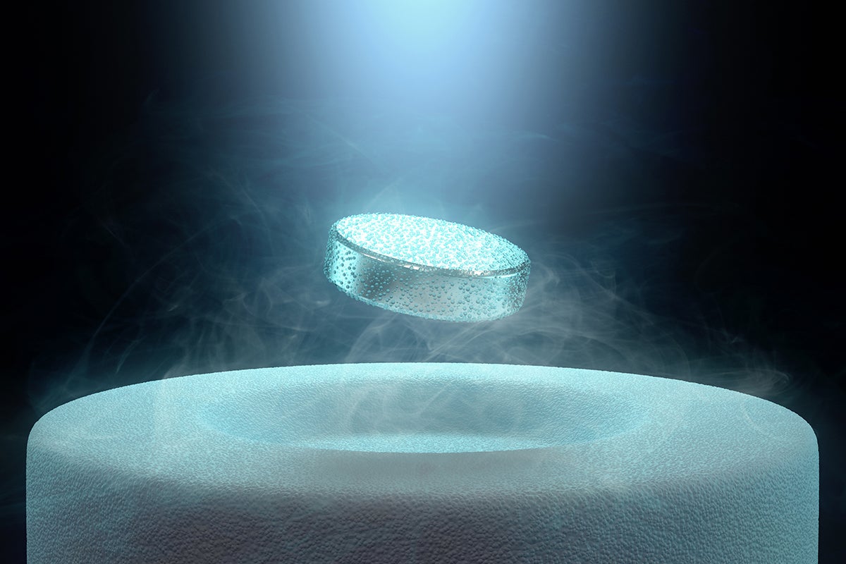 image showing magnetic levitation