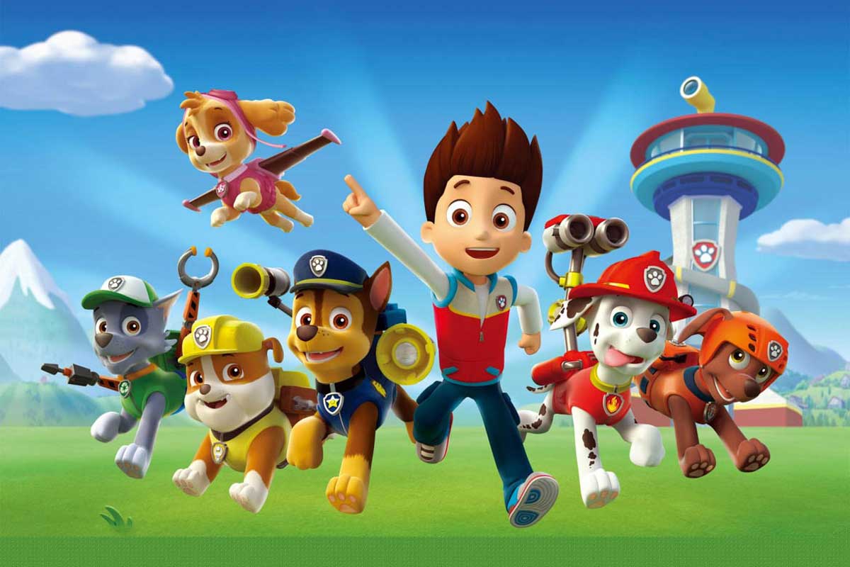 The crew from Paw Patrol