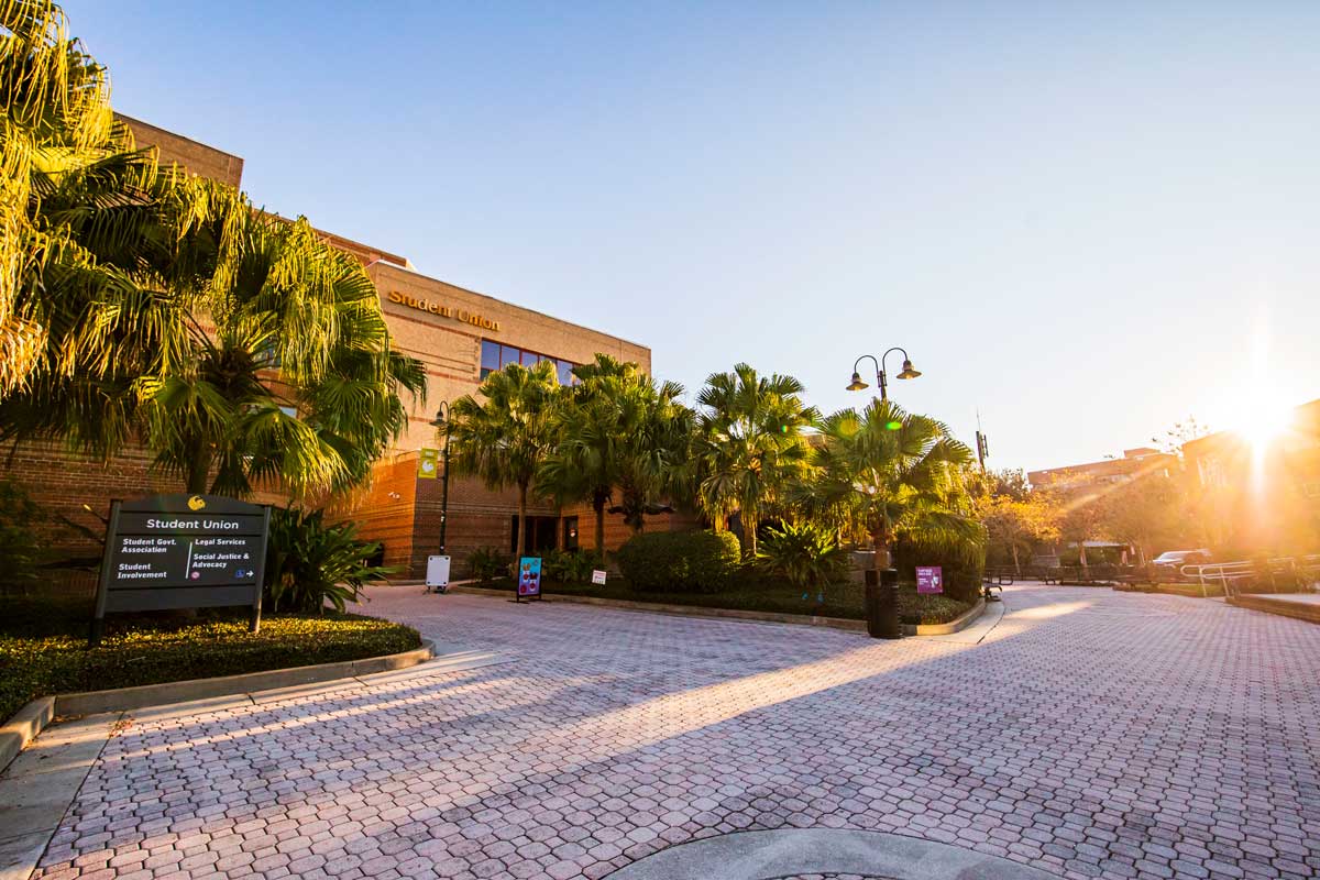 UCF Student Union at sunrise