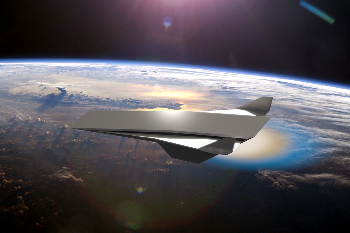 hypersonic jet conceptual art