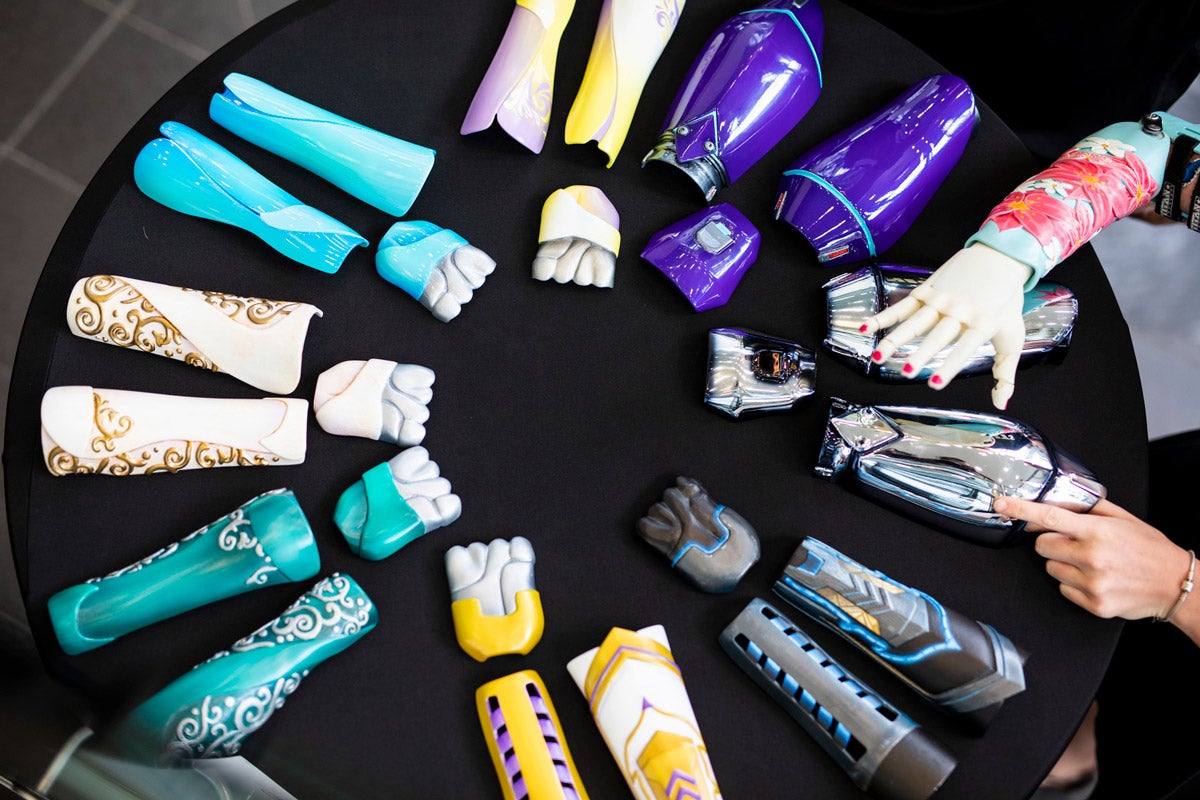 Prosthetic arms designed by Limibtless Solutions