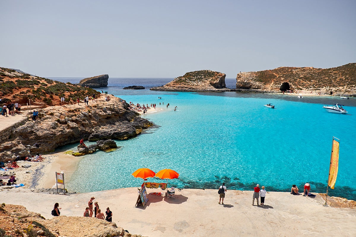 Image of people at a beach