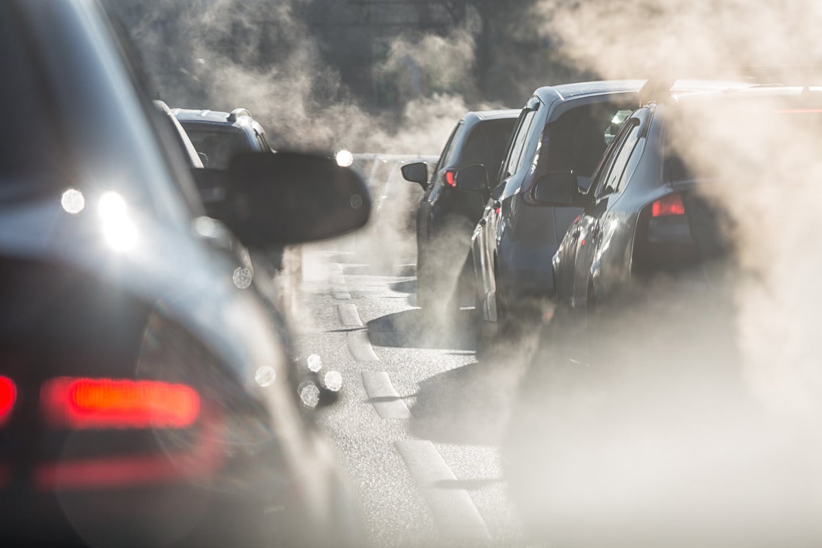 car exhaust is shown