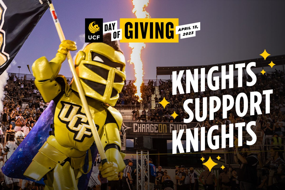 UCF Day of Giving April 13, 2023 Knights Support Knights