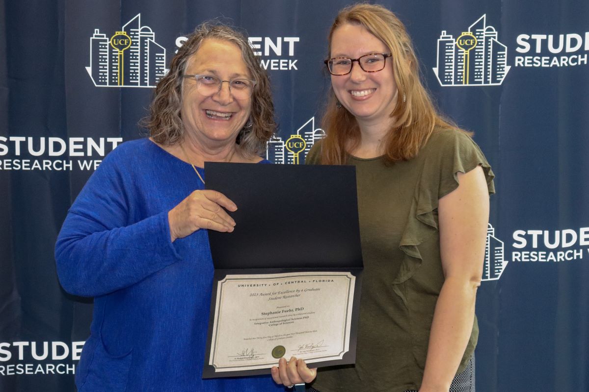 Dean Elizabeth Klonoff and Stephanie Fuehr