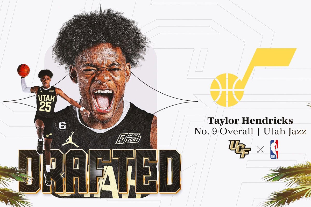 Taylor Hendricks Selected by Utah Jazz with Ninth Overall Pick in