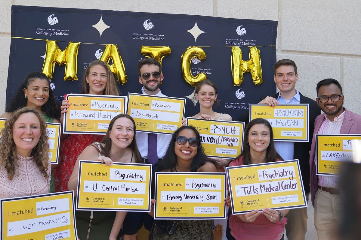 All UCF Class of 2024 Students Match, Record Number In Psychiatry