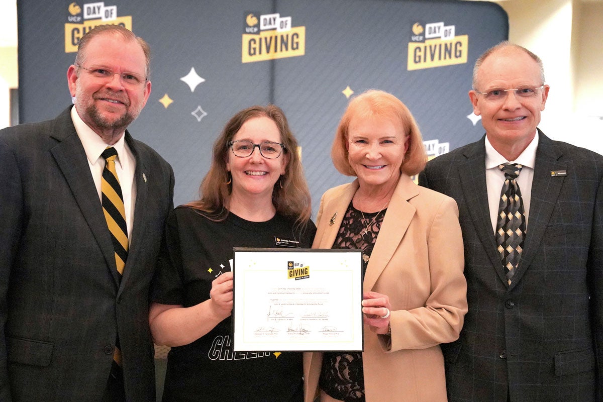 UCF Alums Provide Scholarship Support to Nontraditional Students 