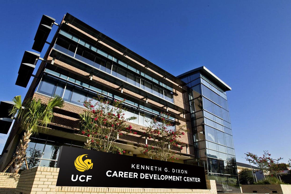 A building with a sign that reads "Kenneth G. Dixon Career Development Center"
