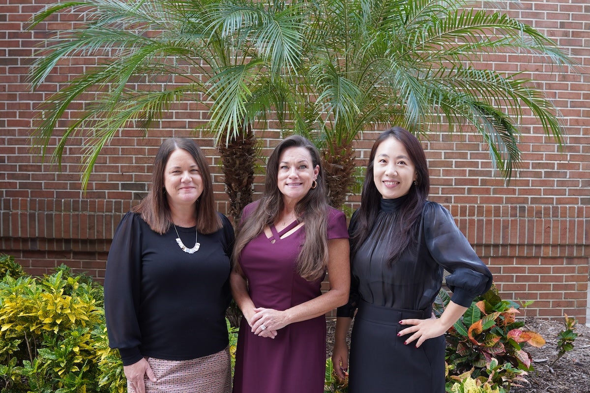 Jacqueline Towson (left), Kelly Schaffer(center) and Soyoung Park