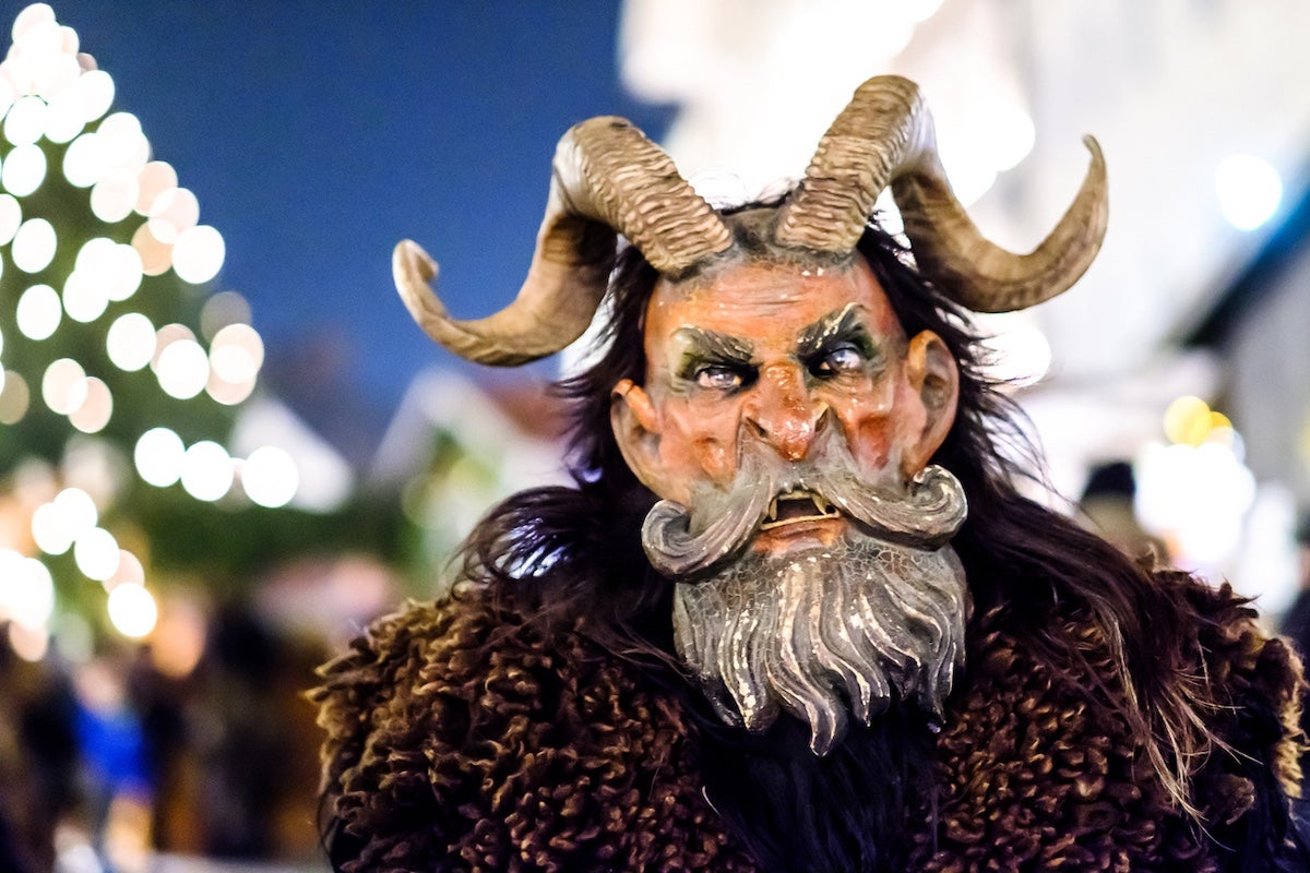 Krampus Sleigh Rides, Creepy Christmas, Handcrafted Plaque / Sign...
