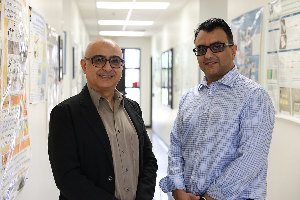 UCF Engineering Professor Necati Catbas and former civil engineering student Marwan Debees ’23PhD have worked together on numerous civil engineering projects including newly published research that examines emerging technologies to assess concrete bridge health