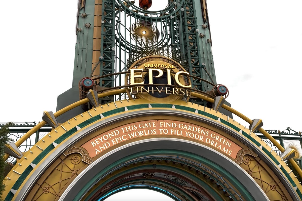 The Epic Universe entrance portal