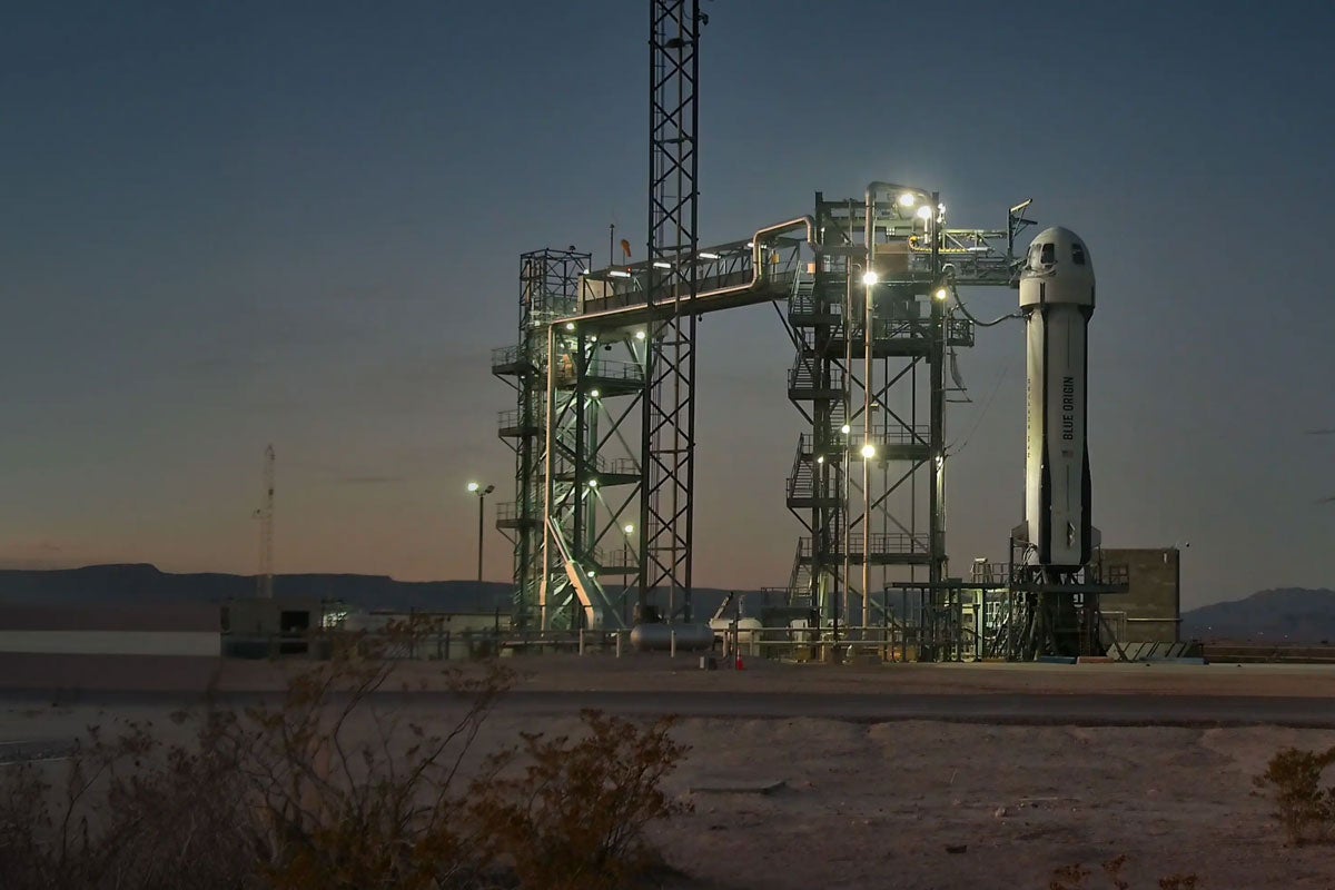 Blue Origin's New Shepard suborbital rocket system