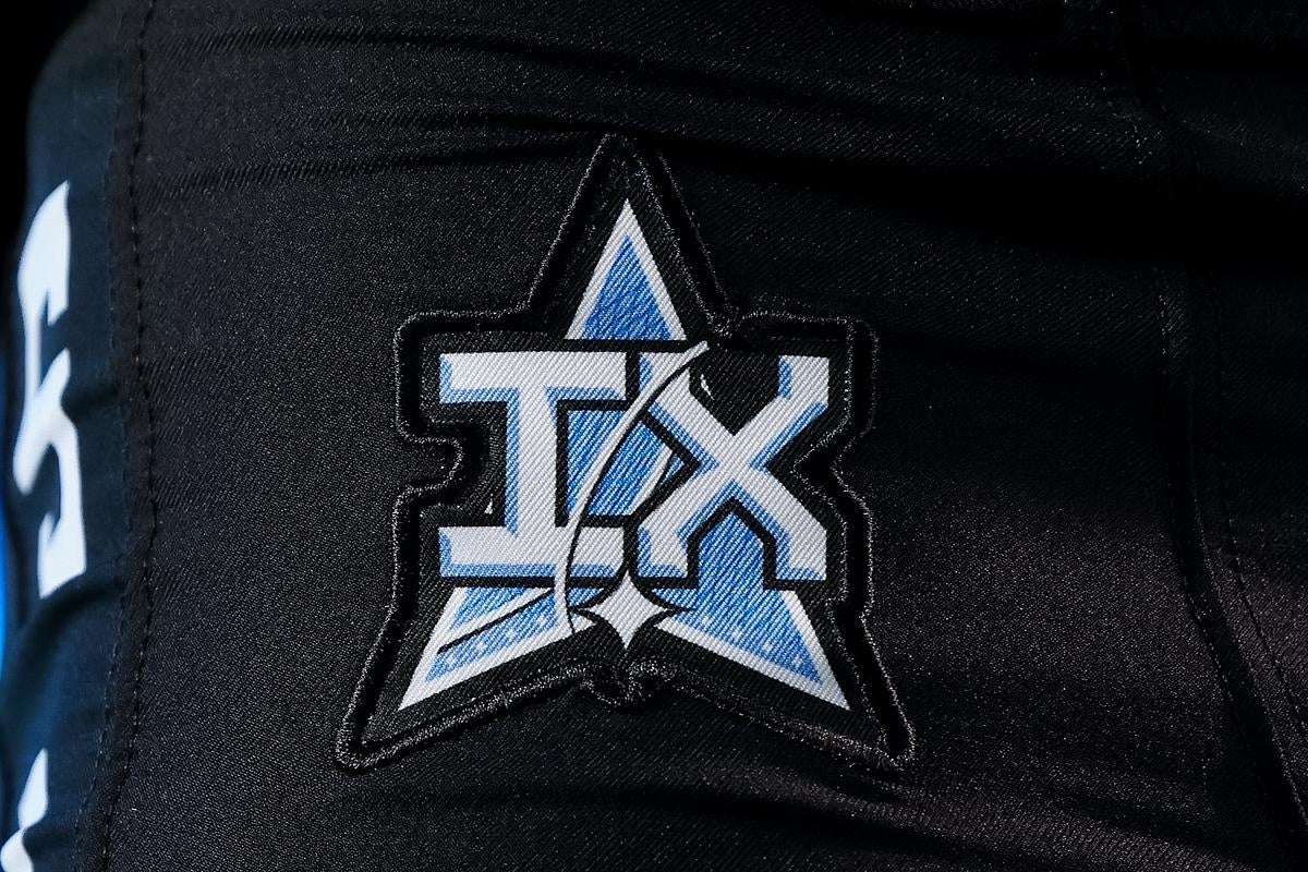 A close up of the Mission IX Space Game uniform patch