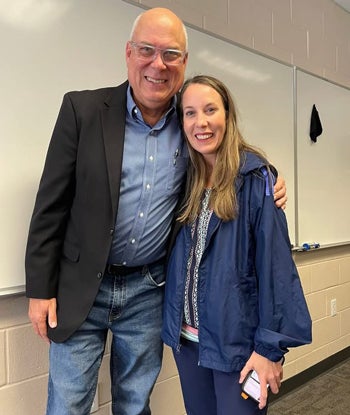 Rick Brunson and Irene Pons