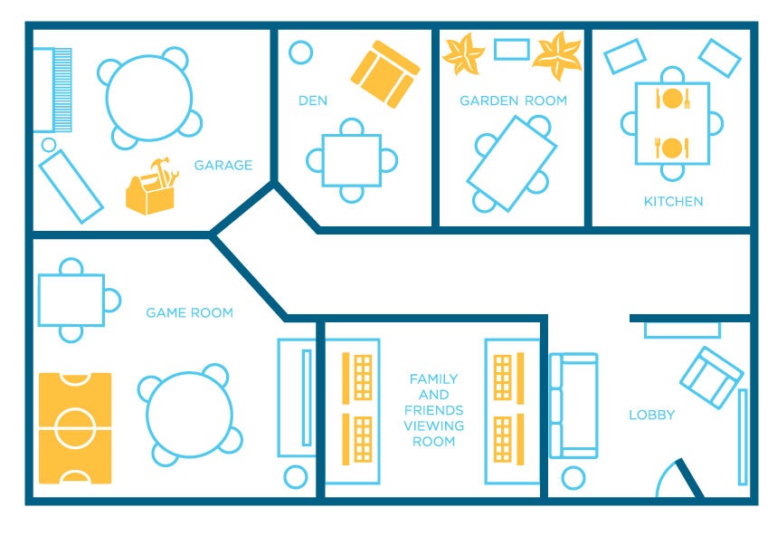 Aphasia House Floorplan