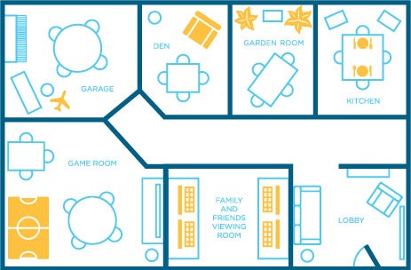 Aphasia House floorplan