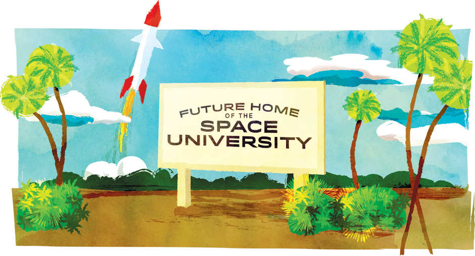 Future home of the Space University