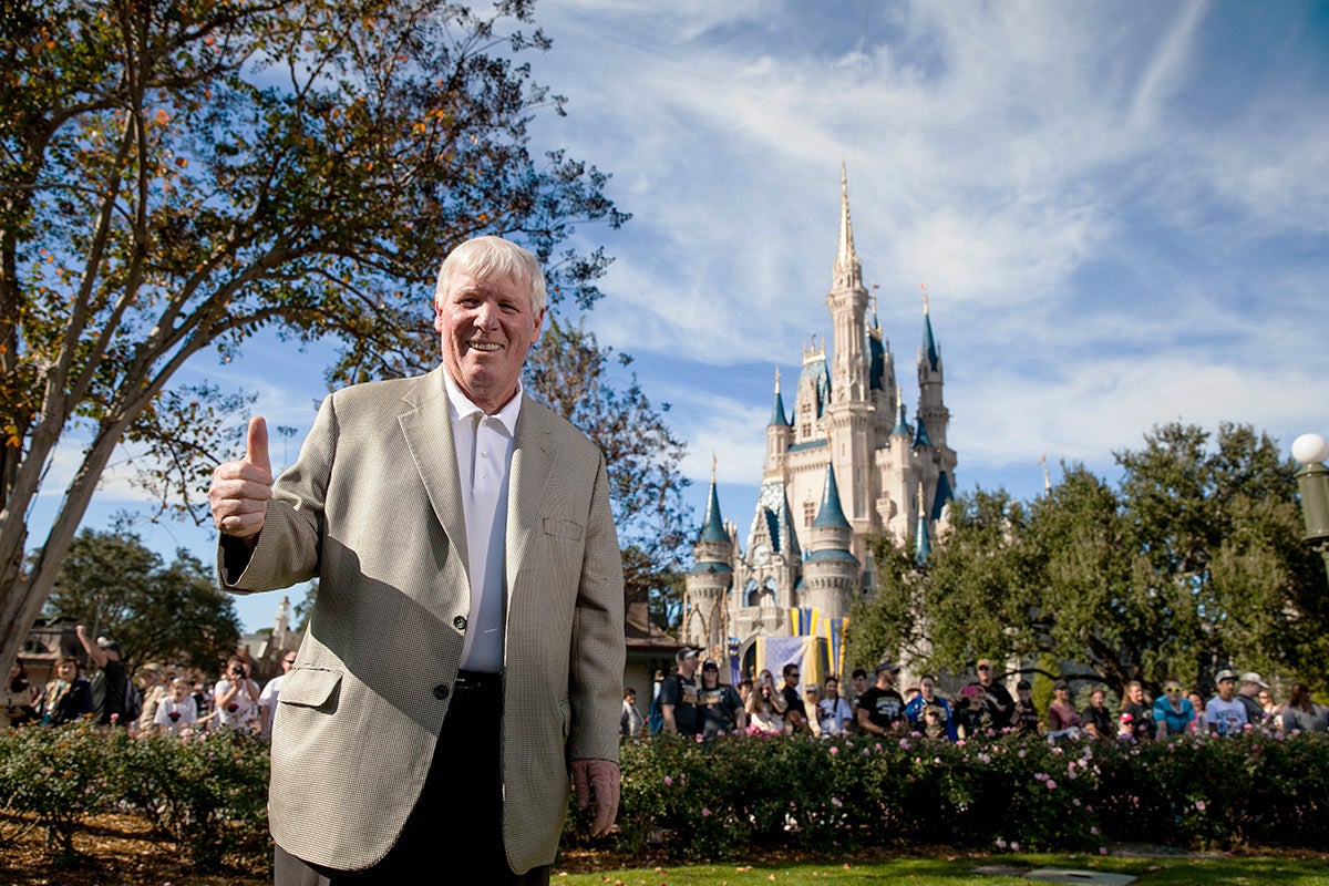 Coach O'Leary at the Magic Kingdom