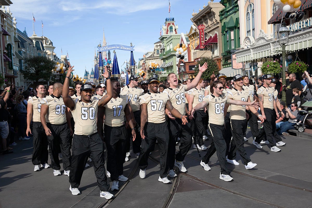 Football Team at the Magic Kingdom