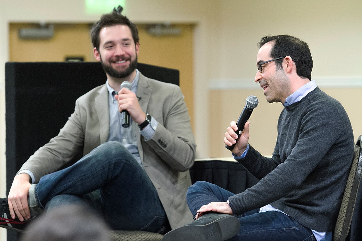 Alexis Ohaninan, co-founder of Reddit, discusses entrepreneurship with UCF Alumni