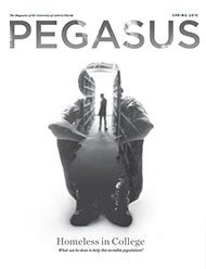 Pegasus Spring 2015 - Homeless Students, Nano Supercapacitors, Performing Arts Center and more.